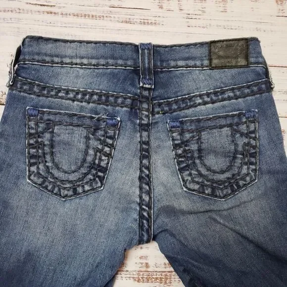 True Religion Cora Super T Slim Straight Jean 24 - Picture 2 of 13